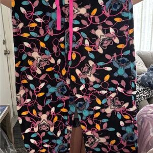 Disney Multicolor Fleece Pajama Pants